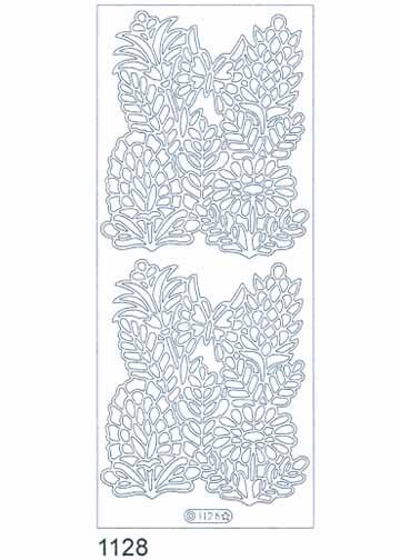 Deco Stickers - Wildflowers With Butterfly-1