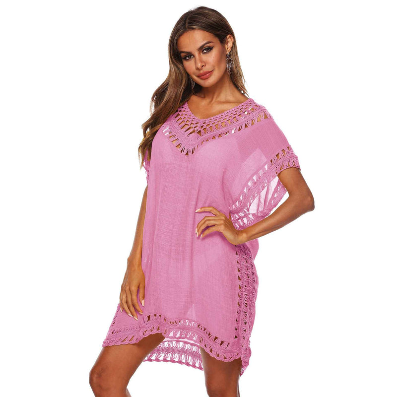 Beach bikini blouse-5