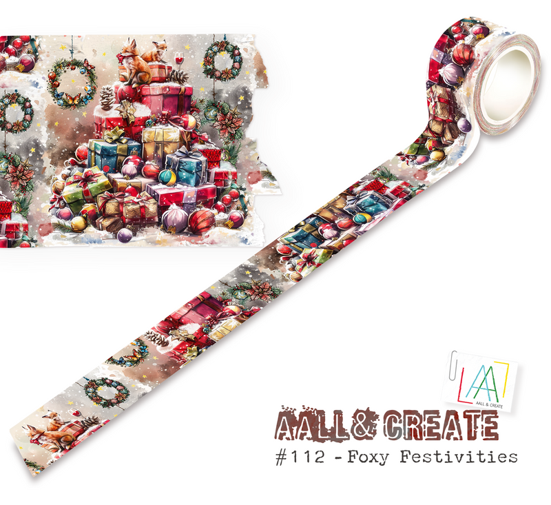 AALL and Create - Washi Tape - Foxy Festivities-1