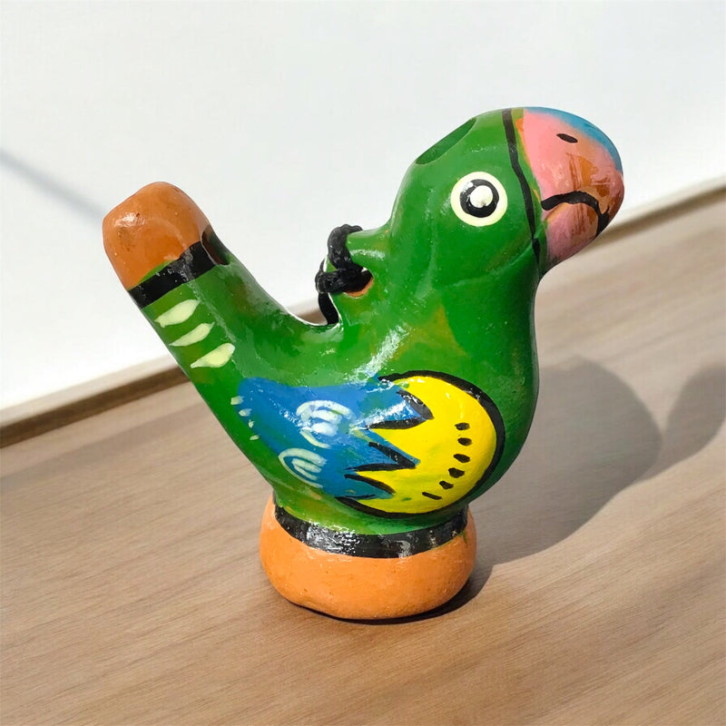 Painted Parrot Bird Water Whistle-2