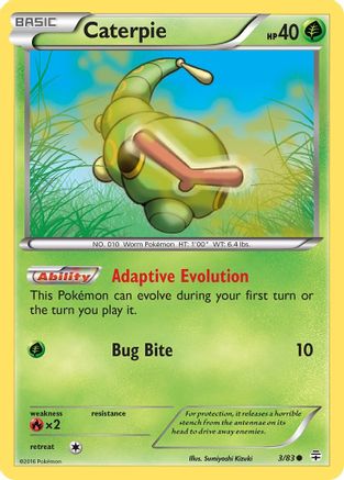 Caterpie 3/83 - Generations Reverse Holofoil-1