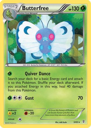 Butterfree 5/83 - Generations-1