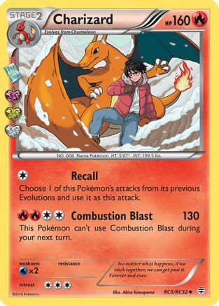 Charizard RC5/83 - Generations Radiant Collection Holofoil