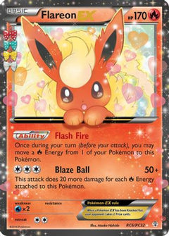 Flareon EX RC6/83 - Generations Radiant Collection Holofoil-1