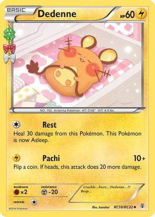 Dedenne RC10/83 - Generations Radiant Collection Holofoil-1