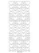 Deco Stickers - Glitter Hearts-1