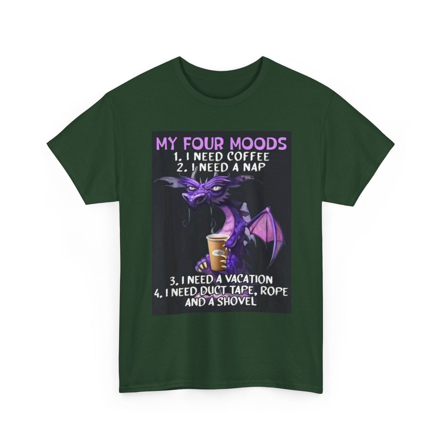 "My 4 Moods" Unisex Heavy Cotton Tee