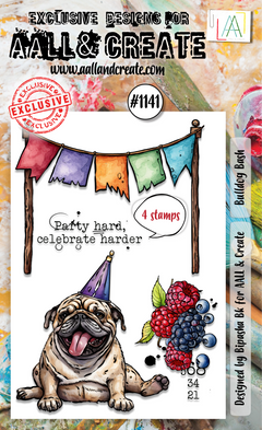 AALL and Create - A6 Stamp Set - Bulldog Bash-1