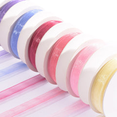 Vaessen Creative Organza Ribbon 6 Colors 6mmx2m Baby Rose-4