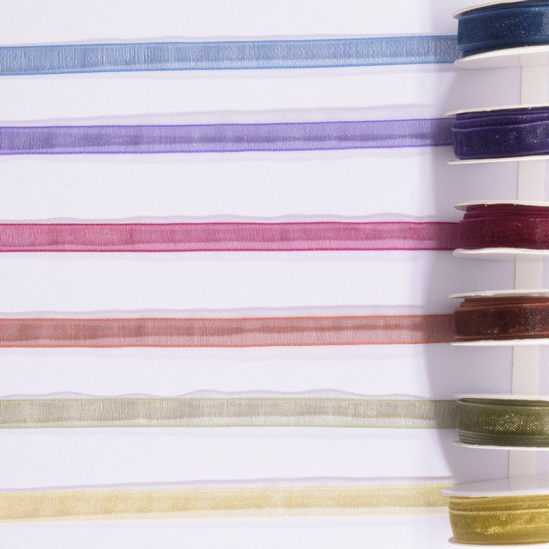 Vaessen Creative Organza Ribbon 6 Colors 6mmx2m Autumn-4