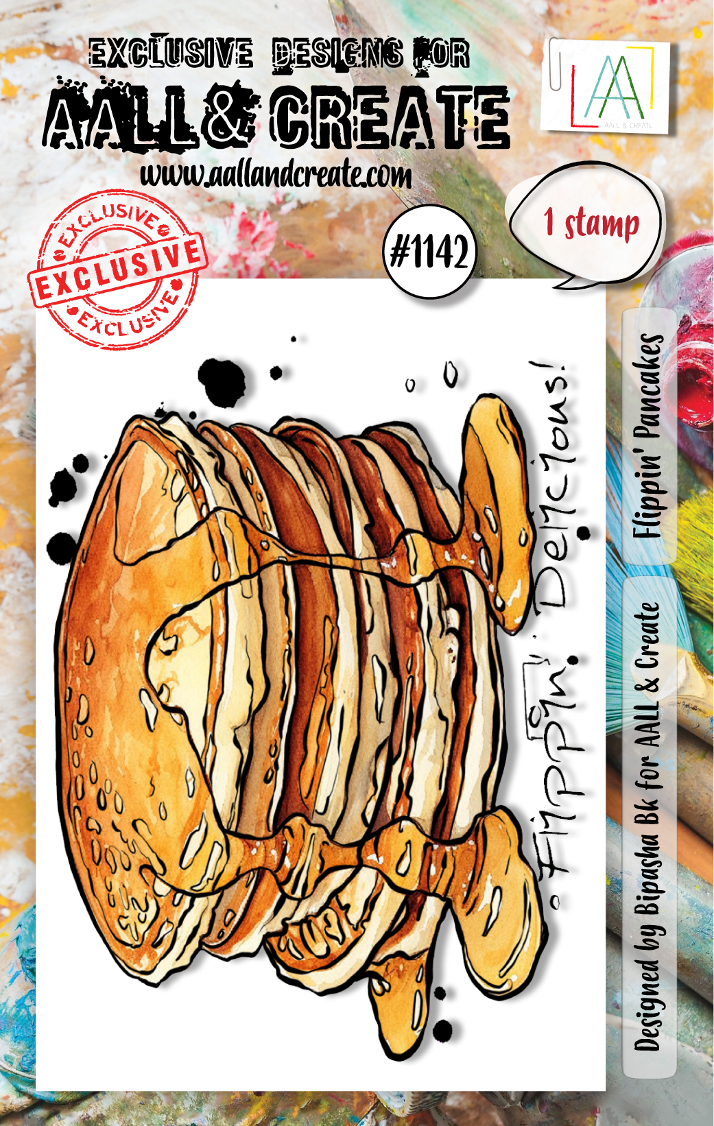 AALL and Create - A7 Stamp Set - Flippin' Pancakes-1