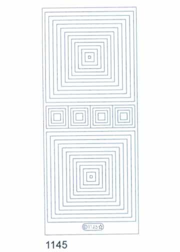 Deco Stickers - Geometrical Shapes Squares-1