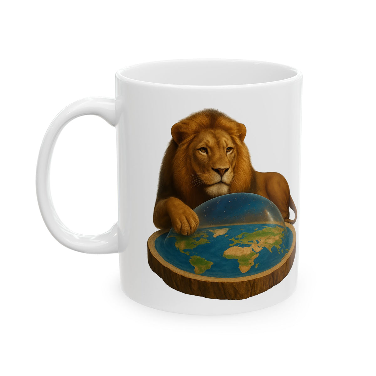 Flat Earth Ceramic Mug-3