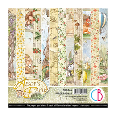 Ciao Bella Aesop's Fables Paper Pad 6"X6" 24/Pkg-1