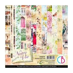 Ciao Bella Notre Vie Paper Pad 6"X6" 24/Pkg-1