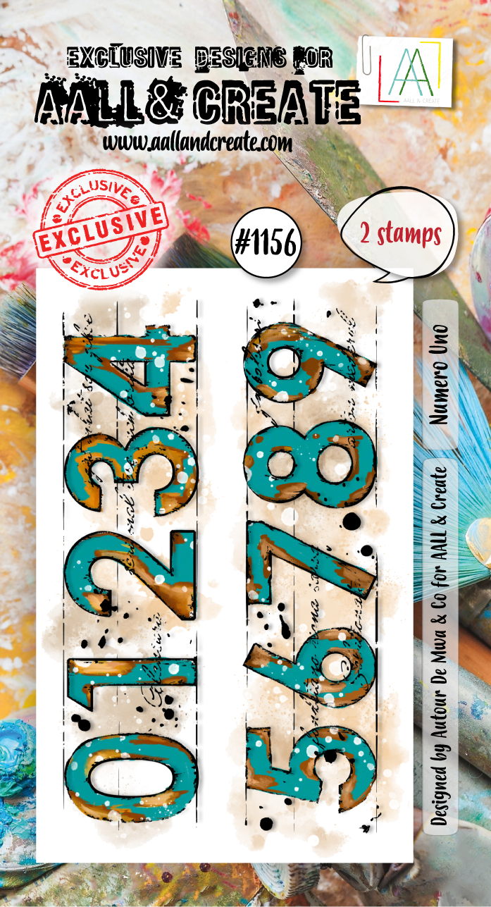AALL and Create - A8 Stamp Set - Numero Uno-1