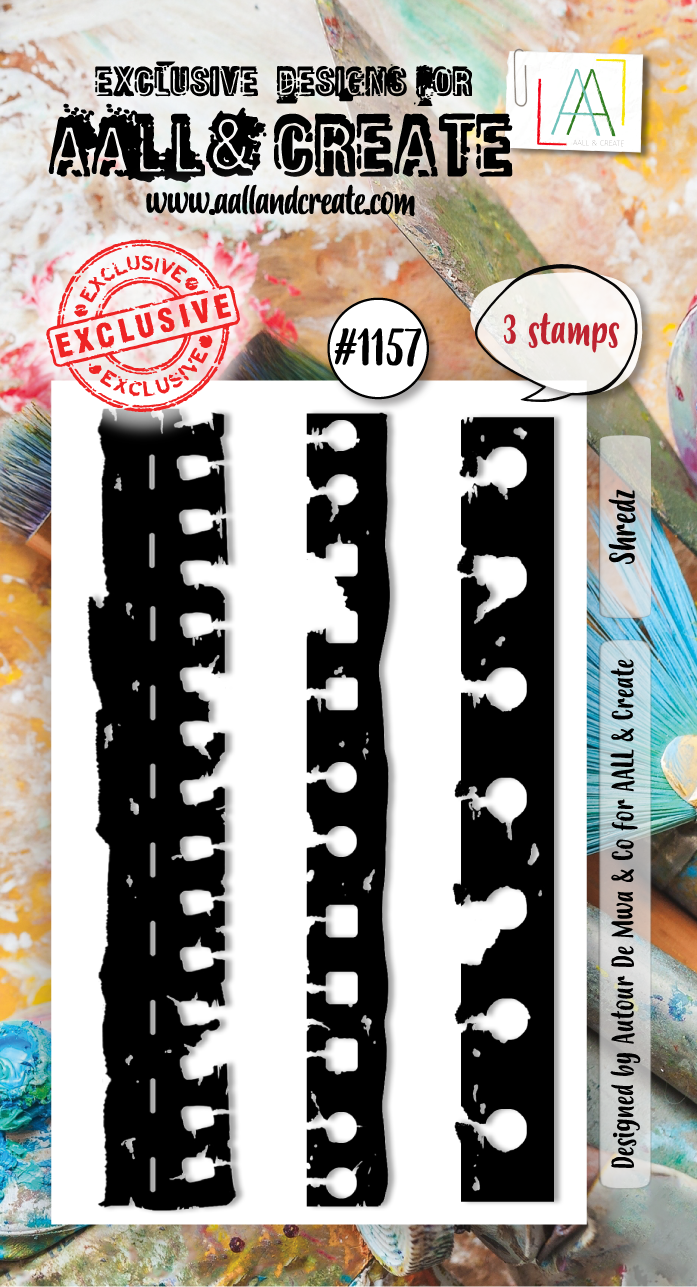 AALL and Create - A8 Stamp Set - Shredz-1