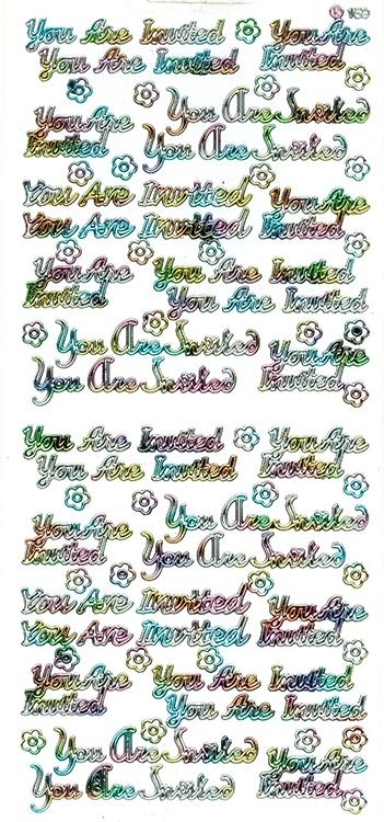 Deco Stickers - You are Invited-1