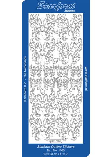 Deco Stickers - Oriental Butterflies-1