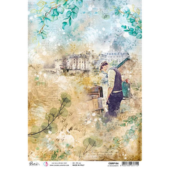 Ciao Bella Rice Paper A4 Le Bouquiniste-1