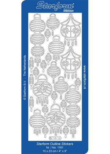 Deco Stickers - Oriental Lanterns-1