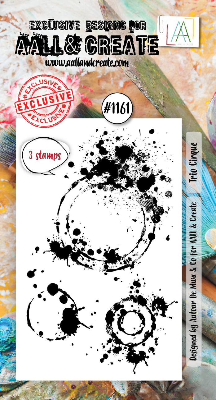 AALL and Create - A8 Stamp Set - Trio Cirque-1