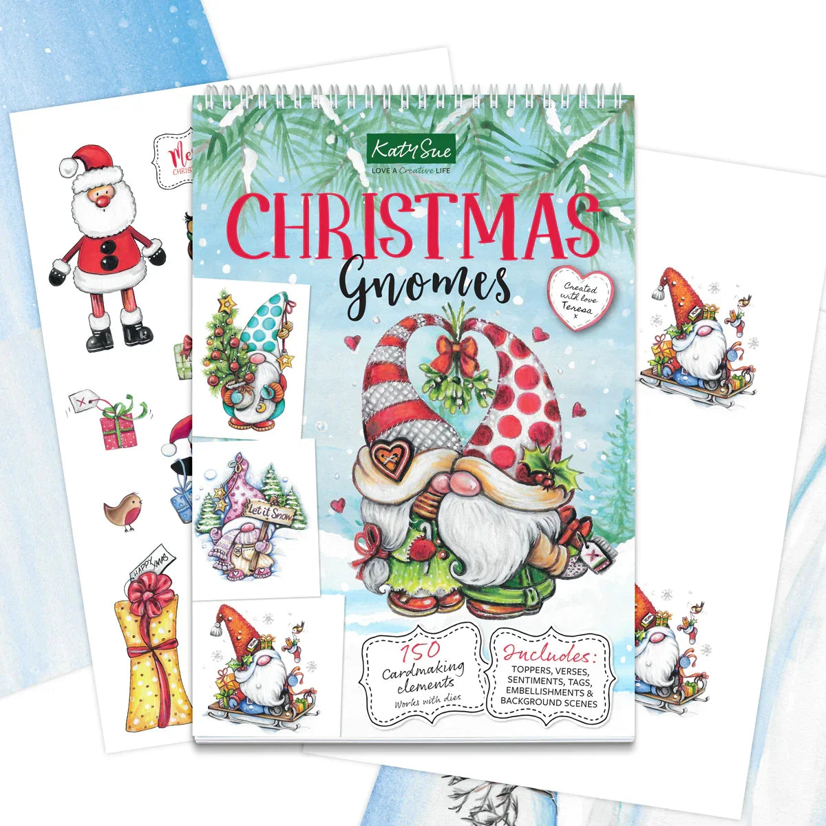 Christmas Gnomes Paper Craft Pad-2
