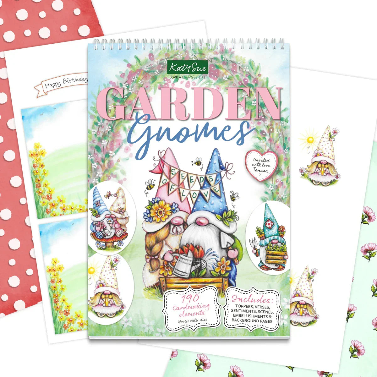 Garden Gnomes Paper Craft Pad-2