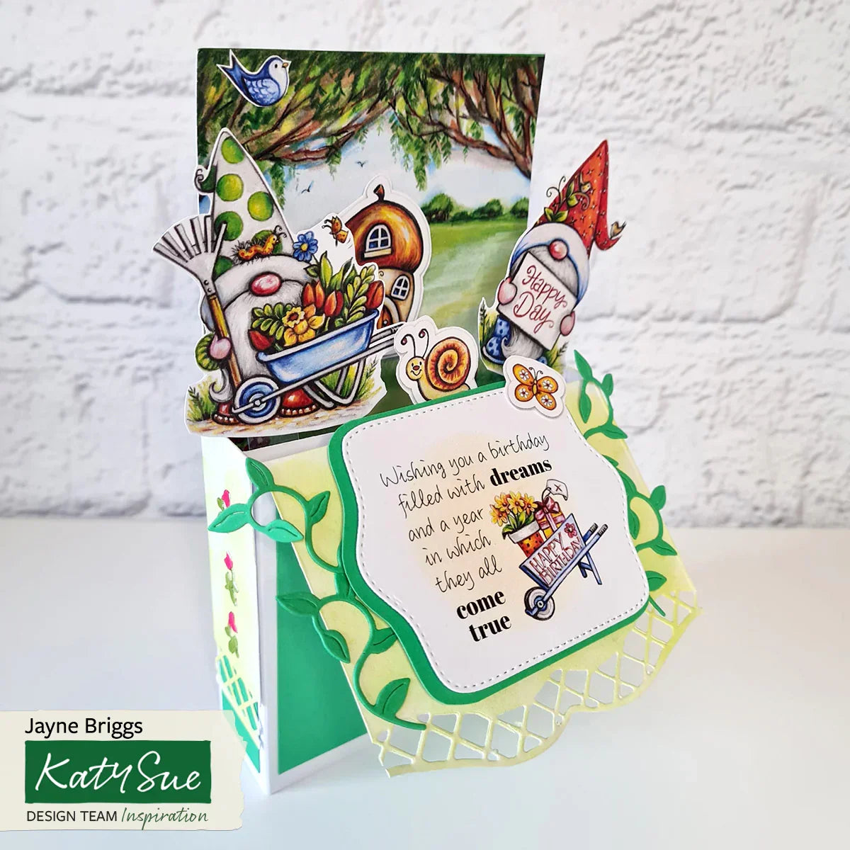 Garden Gnomes Paper Craft Pad-5