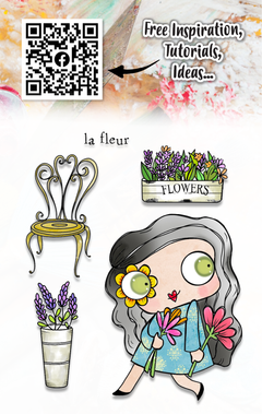 AALL and Create - Set de sellos A7 - La Fleur-2