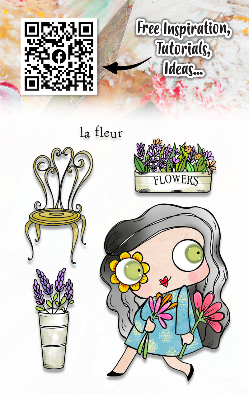 AALL and Create - Set de sellos A7 - La Fleur-2