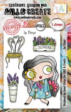 AALL and Create - Set de sellos A7 - La Fleur-1