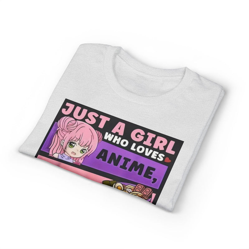 "Just a Girl Who Loves Anime Ramen and Sketching" T-Shirt-19