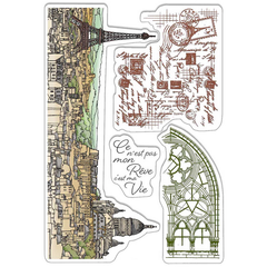 Ciao Bella Clear Stamp Set 4"X6" Notre Vie-1