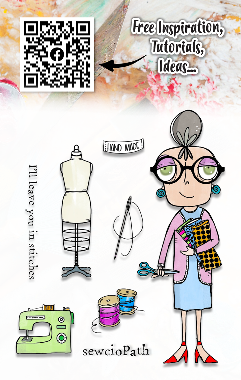 AALL and Create - A7 Stamp Set - Sew Dee-2