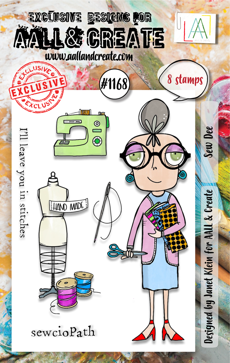 AALL and Create - A7 Stamp Set - Sew Dee-1
