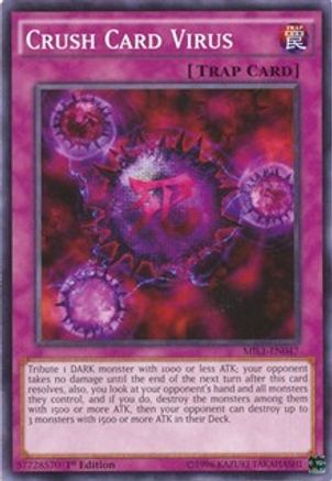 Crush Card Virus (MIL1-EN047) - Millennium Pack 1st Edition-1