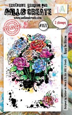 AALL and Create - A7 Stamp Set - Roses In Bloom-1