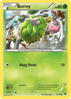 Burmy 2/124 - XY  Fates Collide-1