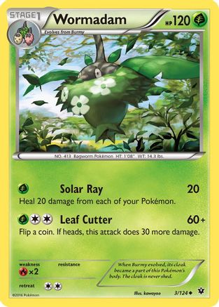 Wormadam (3) 3/124 - XY  Fates Collide-1