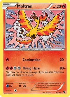 Moltres 9/124 - XY  Fates Collide-1