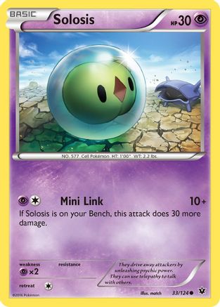 Solosis 33/124 - XY  Fates Collide Reverse Holofoil-1