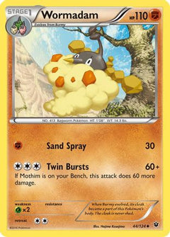 Wormadam (44)/124 - XY  Fates Collide Reverse Holofoil-1
