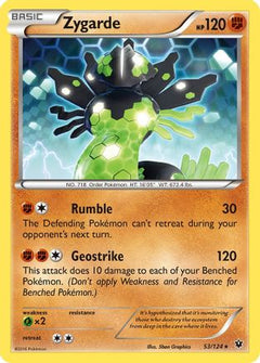 Zygarde (53)/124 - XY  Fates Collide Reverse Holofoil-1
