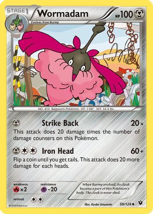 Wormadam (59)/124 - XY  Fates Collide-1