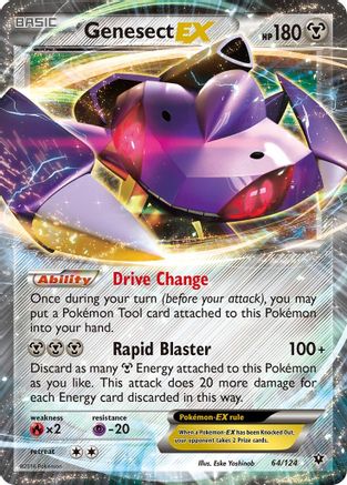 Genesect EX 64/124 - XY  Fates Collide Holofoil-1