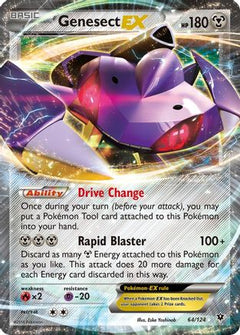 Genesect EX 64/124 - XY  Fates Collide Holofoil-1