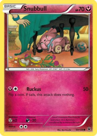 Snubbull 68/124 - XY  Fates Collide-1