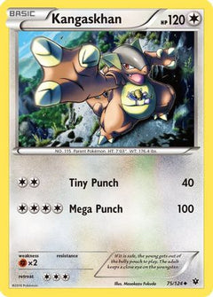 Kangaskhan 75/124 - XY  Fates Collide-1