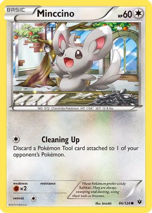 Minccino (86) 86/124 - XY  Fates Collide Reverse Holofoil-1